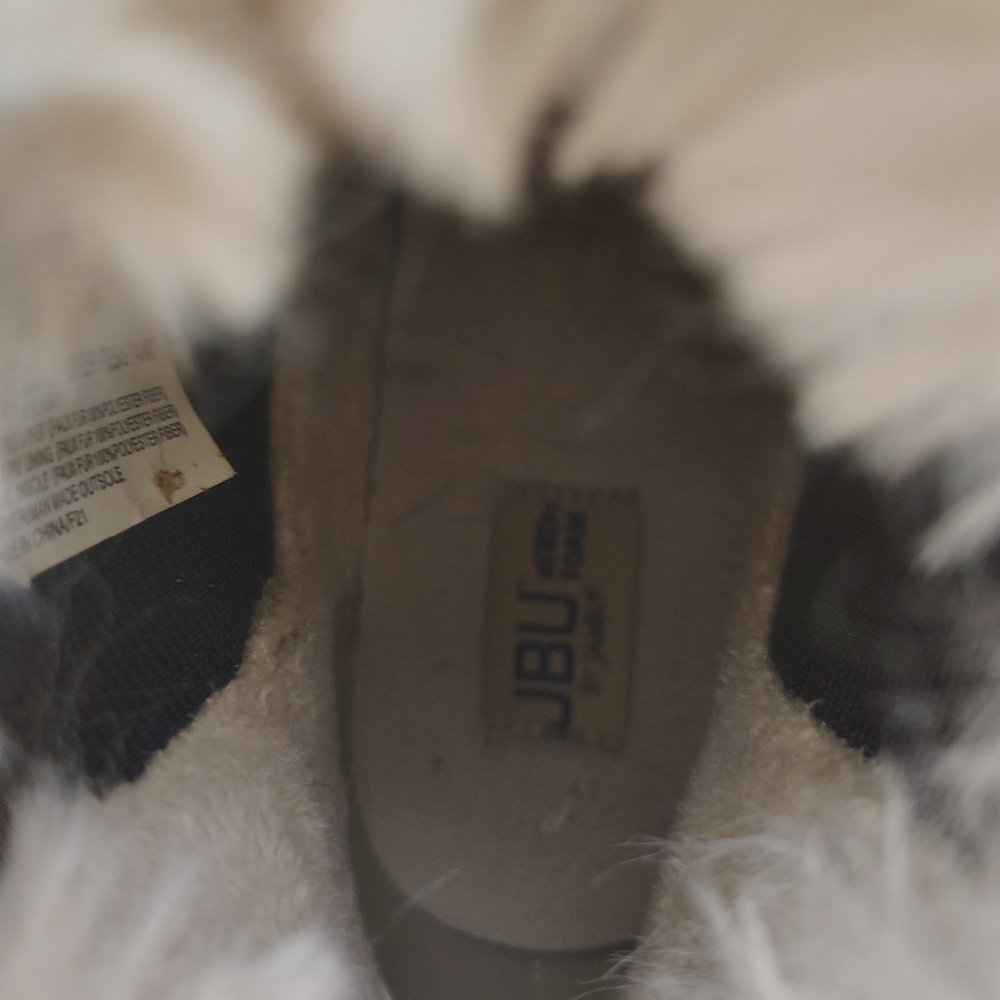 JBU By Jambu Eagle Waterproof Black Faux Fur Ankle Boots Women's Sz 9.5 - Picture 6 of 11